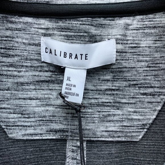 Nordstrom Calibrate Jacket Mens Extra Large Gray Full Zip Stretch Zip Pockets - Picture 14 of 16